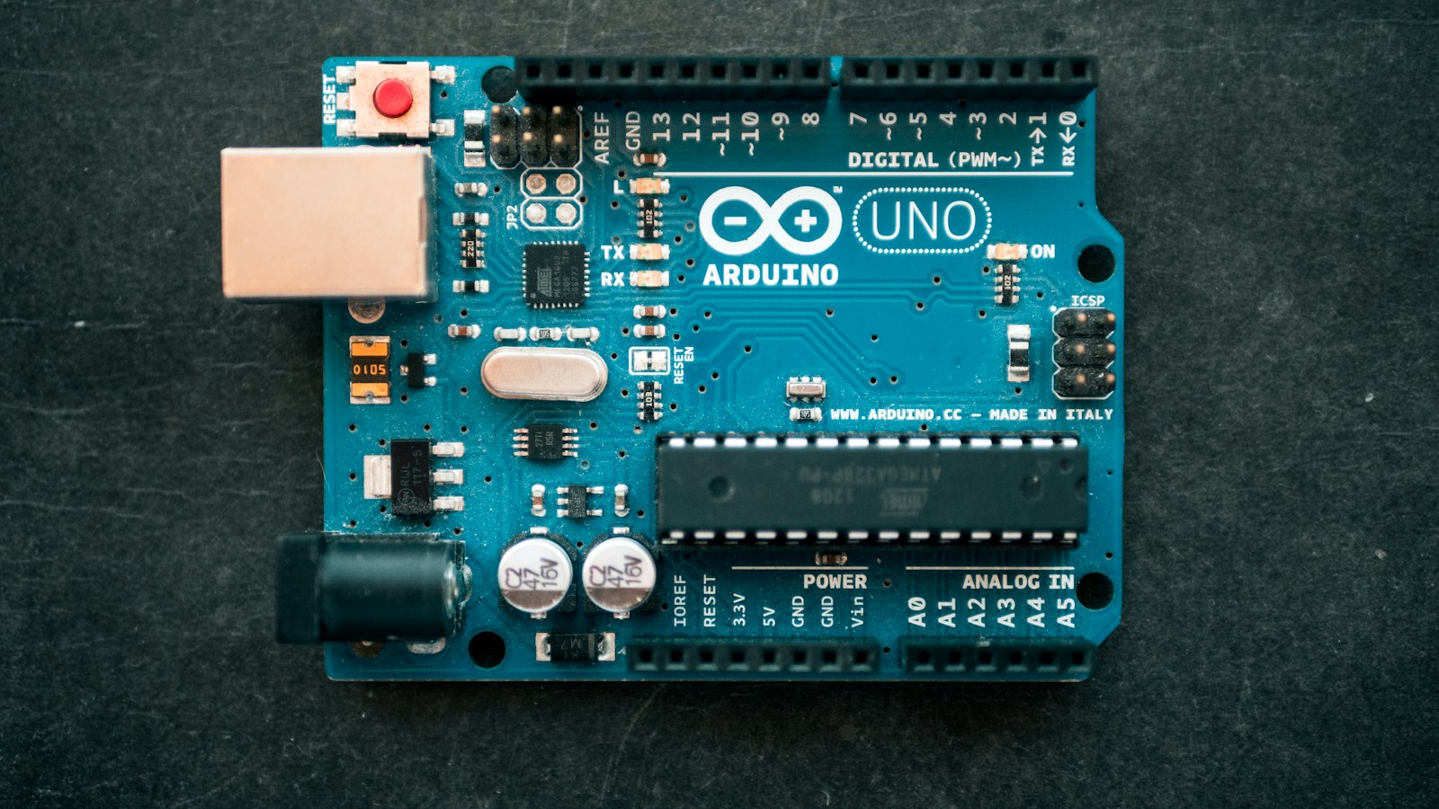 Circuit traces on a board, a visual metaphor for stable interfaces between software components
